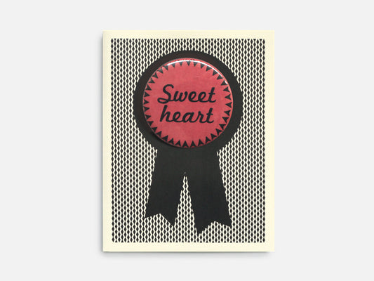 Sweetheart Badge Card