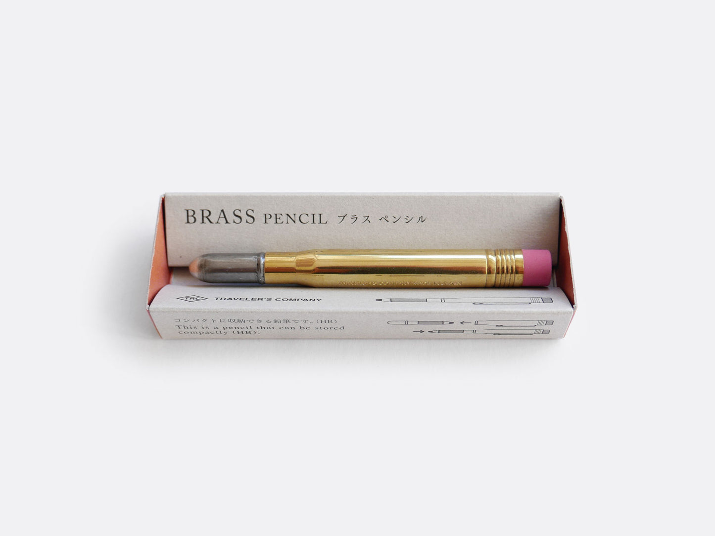 Midori Brass Pencil Holder