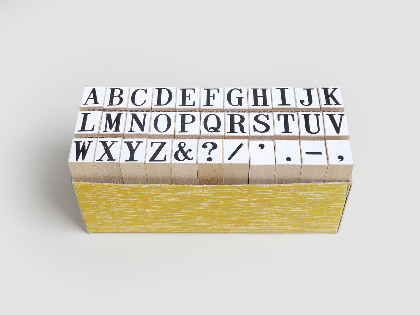 Alphabet Rubber Stamps